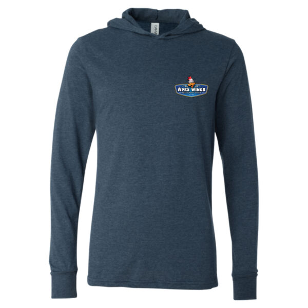 Stay Saucy at Apex Wings Printed - Unisex Jersey Hooded Long Sleeve Tee Thumbnail