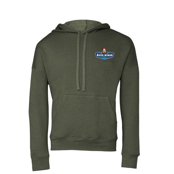 Stay Saucy at Apex Wings Printed - Unisex Sponge Fleece Drop Shoulder Hoodie Sweatshirt Thumbnail