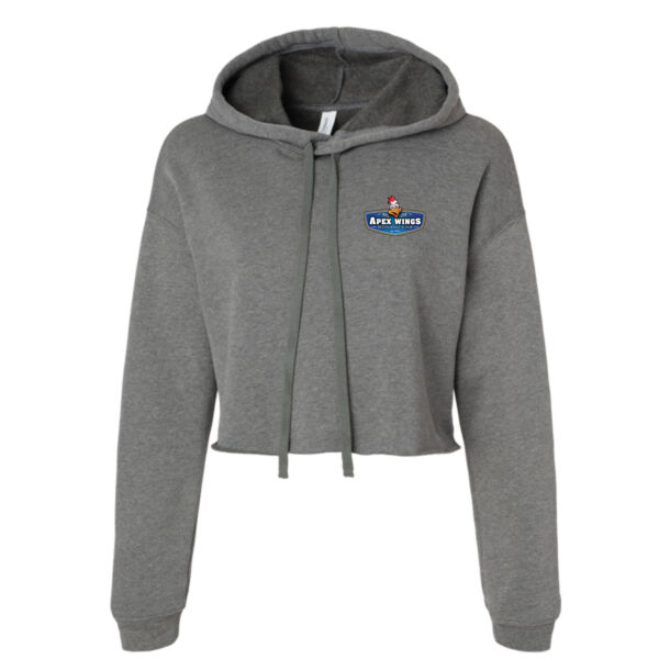 Stay Saucy at Apex Wings Printed - Women's Crop Fleece Hoodie Thumbnail