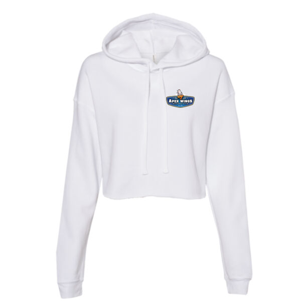Stay Saucy At Apex Wings Printed - Women's Crop Fleece Hoodie Thumbnail