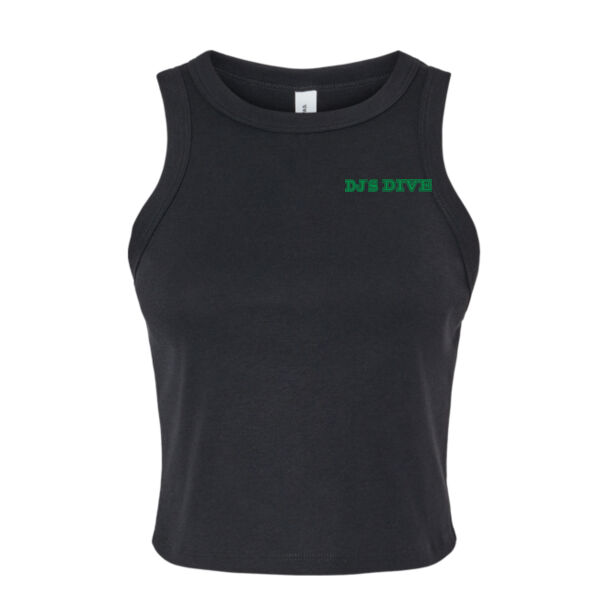 Printed Dj's Dive - Women's Micro Rib Racer Tank Thumbnail