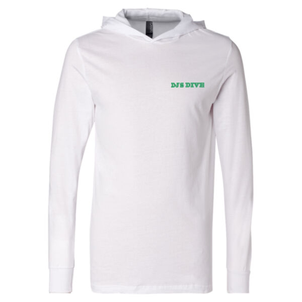 Printed DJ's Dive - Unisex Jersey Hooded Long Sleeve Tee Thumbnail