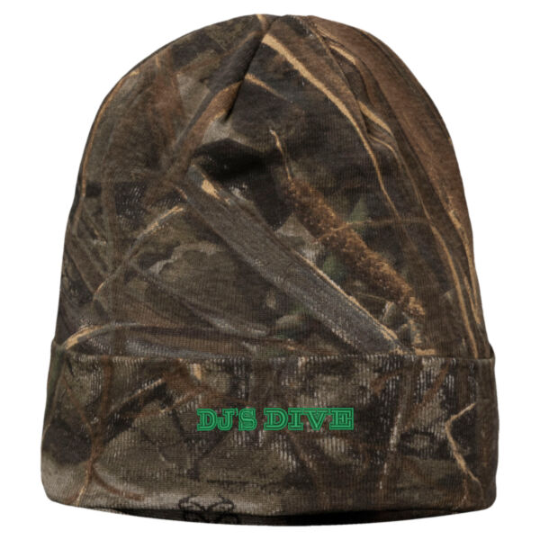 DJ's Dive Embroidered - 12" Licensed Camo Cuffed Beanie Thumbnail