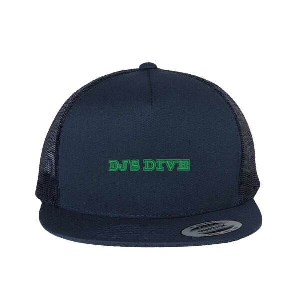 DJ's Dive Embroidered - Five-Panel Classic Trucker Cap Thumbnail