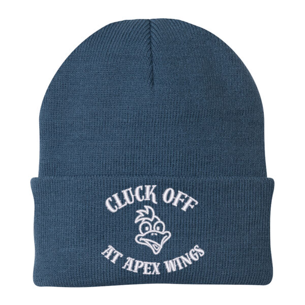 Cluck Off At Apex Wings Embroidered - Knit Cap Thumbnail