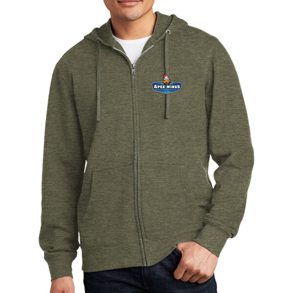 District Cluck Off at Apex Wings Printed - Fleece Full Zip Hoodie Thumbnail